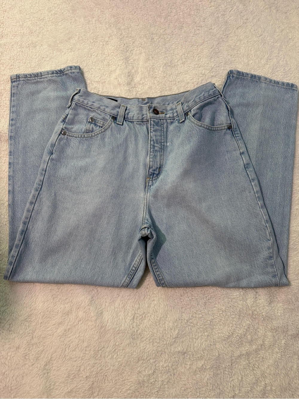 Lands' End Light Blue Relaxed Women's Jeans